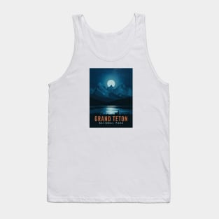 Grand Teton National Park Magical Night Tank Top